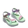 Sandały Fly London YEFA 726 Grey/Multicolor/Spearmint Cupido/Elastic P144726011